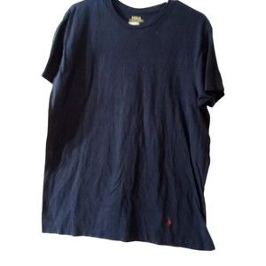 Men's Polo Ralph Lauren Navy Blue‎ T-shirt Size Large